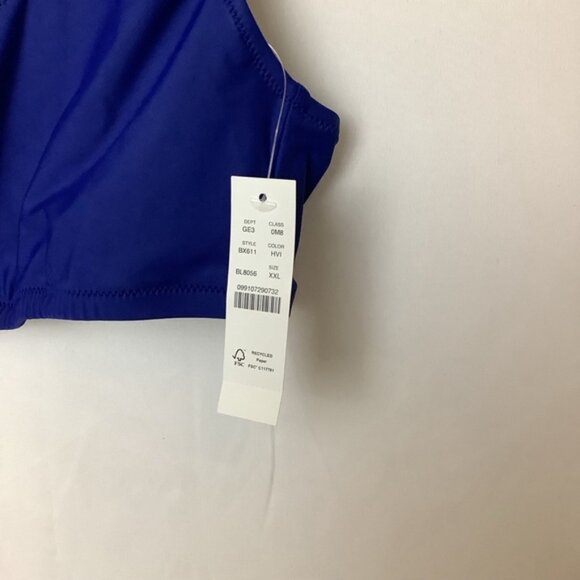 NWT Women's J.Crew Swim Top XXL Blue - Picture 3 of 4